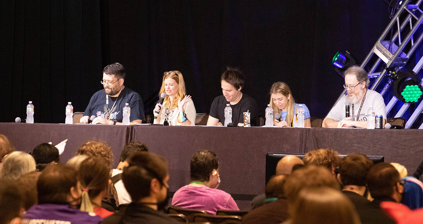 A group of VIP panelists.